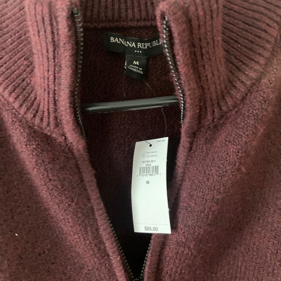 Banana Republic Quarter Zip NWT - Picture 2 of 3